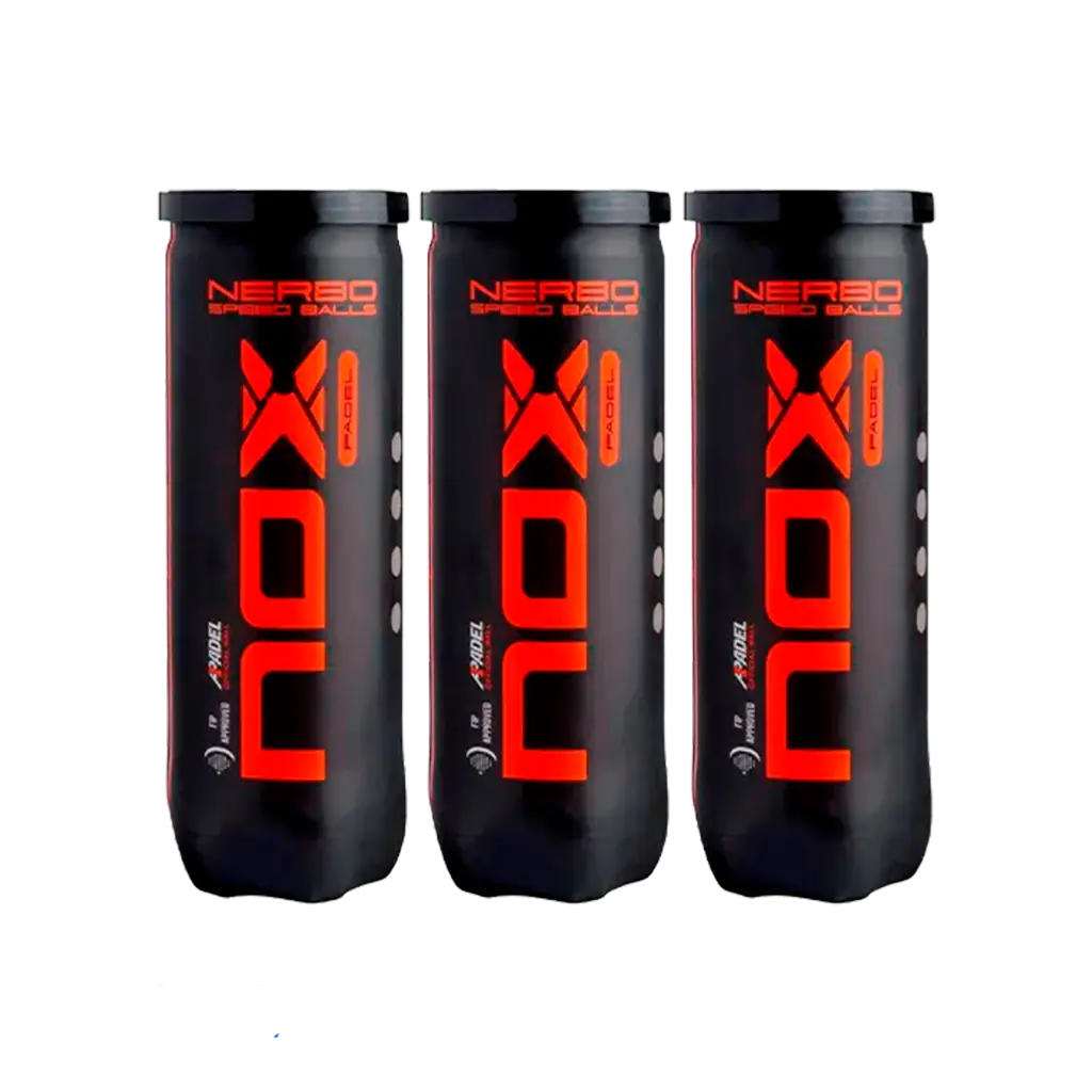 3 Tubos com 3 Bolas cada - NOX NERBO Speed